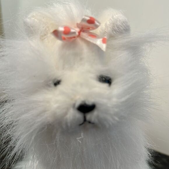 Ganz Webkinz Lil Kinz YORKIE 7" Plush DOG White Pink Stuffed Animal Toy No Code - Picture 3 of 10
